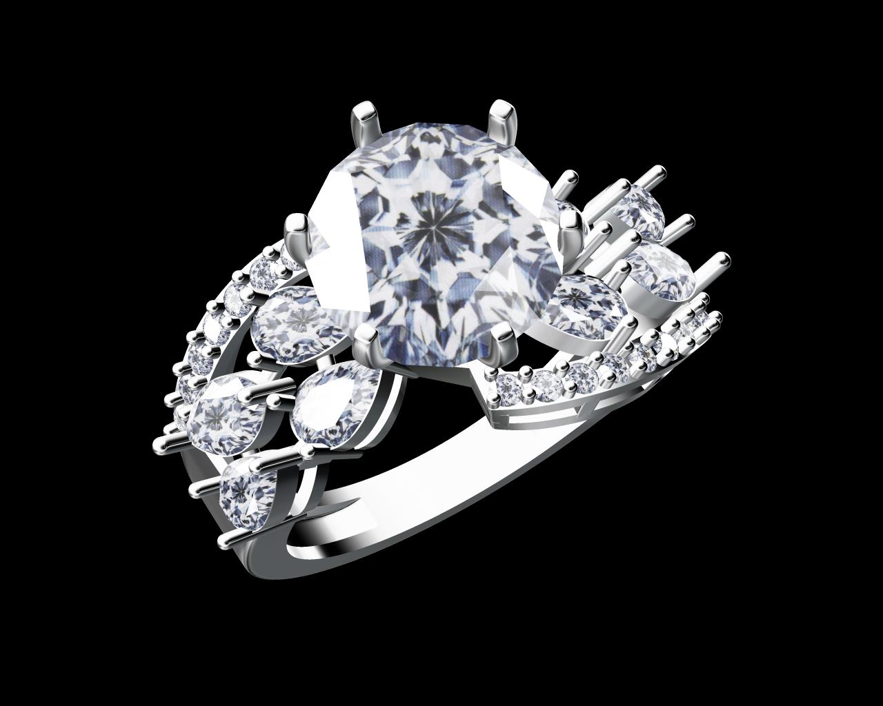 AD18078 — Ladies Rings jewellery CAD design (JCD/STL)
