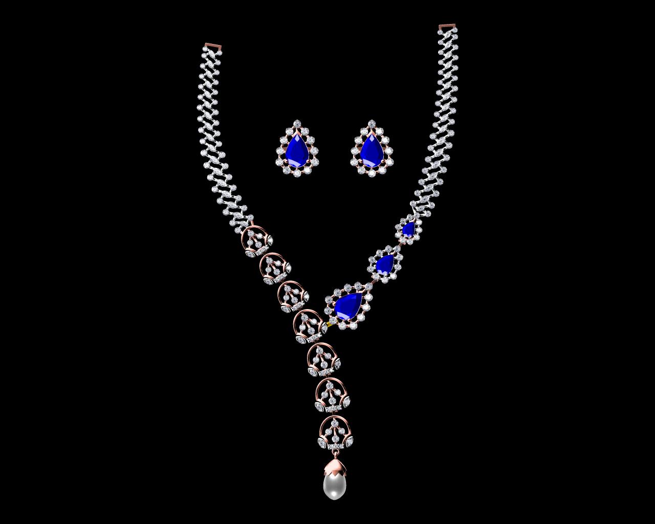 AD18086 — Necklace Sets jewellery CAD design (JCD/STL) AD18086 — Necklace Sets jewellery CAD design (JCD/STL)