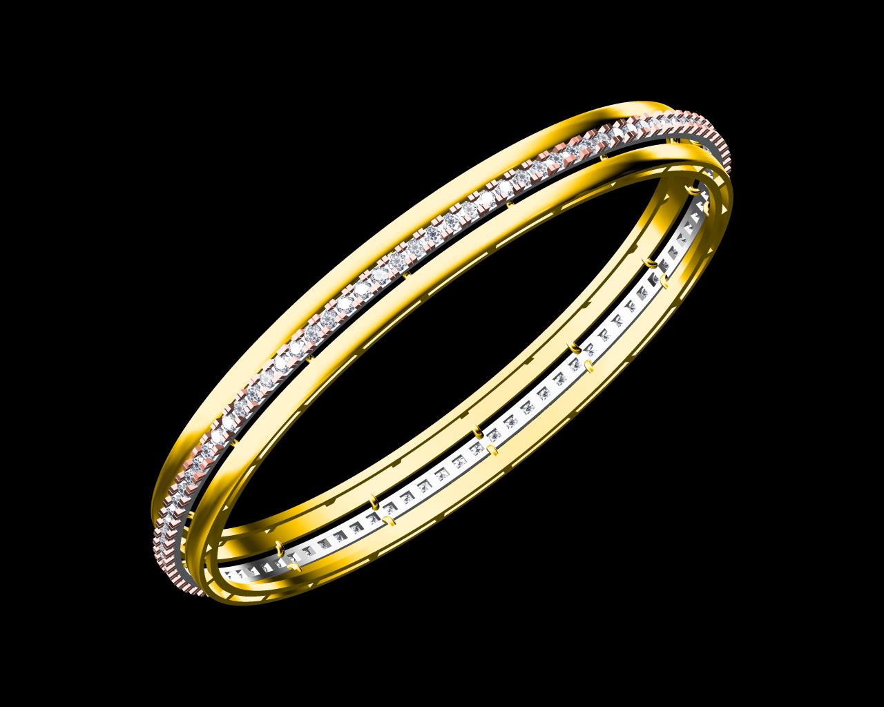 AD18115 — Bangles jewellery CAD design (JCD/STL)