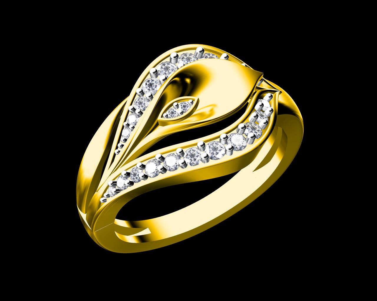 AD17956 — Ladies Rings jewellery CAD design (JCD/STL) AD17956 — Ladies Rings jewellery CAD design (JCD/STL)