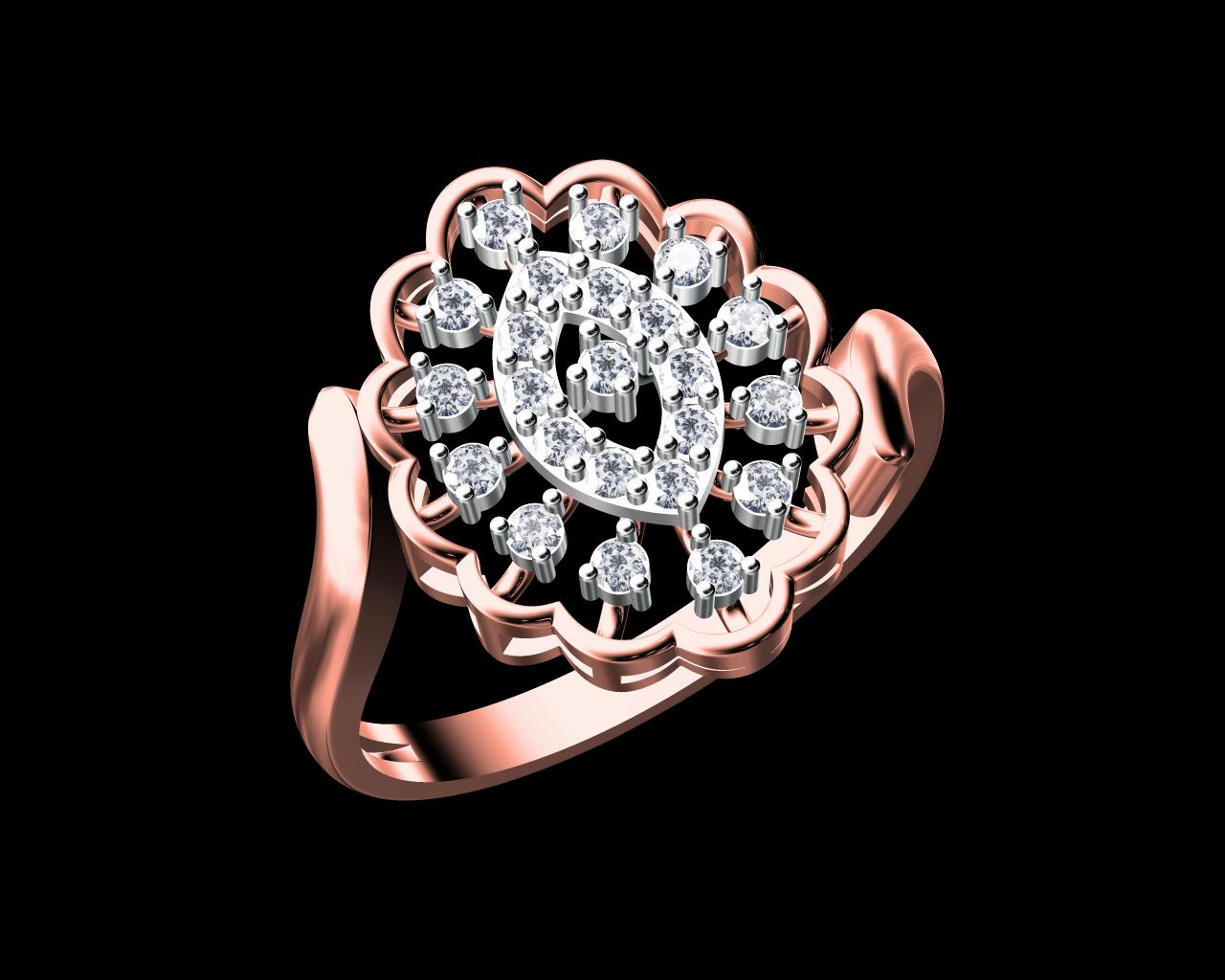 AD18039 — Ladies Rings jewellery CAD design (JCD/STL) AD18039 — Ladies Rings jewellery CAD design (JCD/STL)